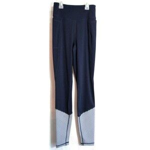 Southern Tide Navy Nautical Striped Leggings Size XS NWT